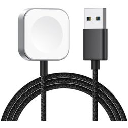 Mobigear USB-A Magnetic Ladegerät Apple Watch 1 Meter 3W 0.6A - Schwarz