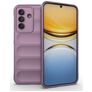 Mobigear Bumpy Samsung Galaxy A37 Hülle Flexibles TPU Backcover - Lila