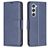 Mobigear Excellent Samsung Galaxy S25 Hülle Klapphülle Geldbörse - Blau