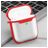 Mobigear Shockproof Apple AirPods 1 Stoßfeste Hardcase Hülle - Rot