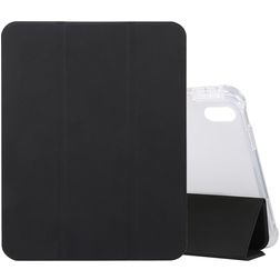 Mobigear Tri-Fold Gel iPad 10 (2022) Hülle TPU,Kunstleder Klapphülle + Stifthalter - Schwarz