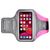 Mobigear Easy Fit Handyhalterung Joggen Nokia 4.2 Sporthülle Neopren Sportarmband - Pink
