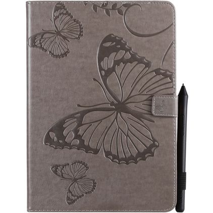 Mobigear Butterfly iPad Air 3 (2019) Hülle Klapphülle + Stifthalter - Grau