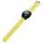 Mobigear Bumpy Silikon Smartwatch Armband Dornschließe - 20-mm-Universalanschluss - Gelb