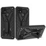 Mobigear Armor Stand Realme C25Y Hülle Hardcase Backcover Stoßfest mit Ständer - Schwarz