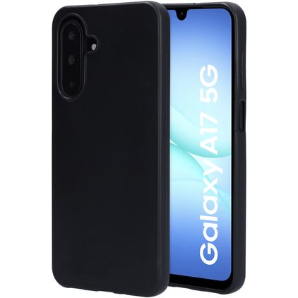 Mobiparts Classic Samsung Galaxy A17 Hülle Flexibles TPU Backcover - Schwarz
