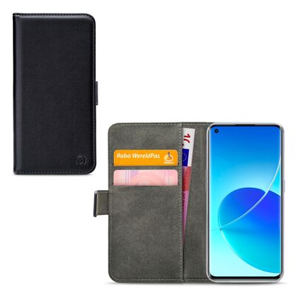 Mobilize Classic Gelly Wallet OPPO Reno 6 5G Hülle Klapphülle Geldbörse - Schwarz