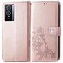 Mobigear Clover Vivo Y76 Klapphülle Portemonnaie - Roségold