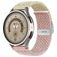 Mobigear Braided Dual Nylon Smartwatch Armband Klappschließe - 22-mm-Universalanschluss - Pink / Polarstern
