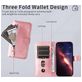Mobigear Zipper iPhone 17 Pro Hülle Klapphülle Geldbörse - Roségold