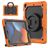 Mobigear RingGuard iPad 9 (2021) Hülle Kunststoff,Silikon Backcover + Ständer - Schwarz / Orange