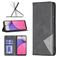 Mobigear Rhombus Slim Samsung Galaxy A33 Hülle Klapphülle - Schwarz