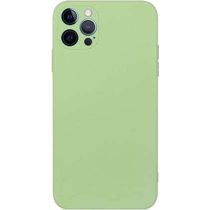 Mobigear Colors iPhone 15 Pro Max Hülle Flexibles TPU Backcover - Grün