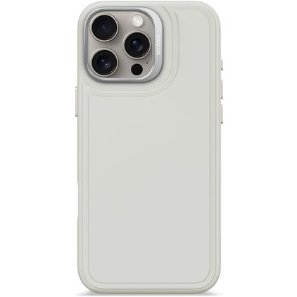 Decoded Stacks iPhone 16 Pro Max Silikon MagSafe Hülle Backcover - Stone Grey