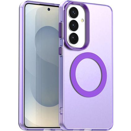 Mobigear Shockproof Samsung Galaxy S26 MagSafe Hülle Hardcase Backcover - Lila