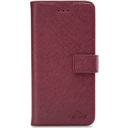 My Style Flex Wallet Samsung Galaxy A24 Hülle Klapphülle Geldbörse - Bordeaux