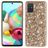 Mobigear Glitter Samsung Galaxy A73 Hülle Hardcase Backcover - Gold