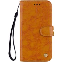 Mobigear Wallet Huawei P Smart (2018) Hülle Klapphülle Geldbörse - Cognac