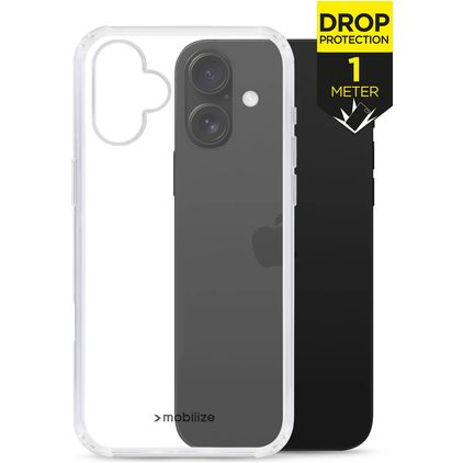 Mobilize Naked Protection Durchsichtig iPhone 16 Plus Hülle Hardcase Backcover Stoßfest - Transparent