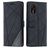 Mobigear Rhombus Samsung Galaxy Xcover 7 Hülle Klapphülle Geldbörse - Schwarz