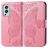 Mobigear Butterfly OnePlus Nord 2 Hülle Klapphülle Geldbörse - Pink