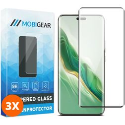 Mobigear Premium HONOR Magic 6 Pro Panzerglas Gehärtetes Glas Displayschutz - Hüllenfreundlich (3er Pack)