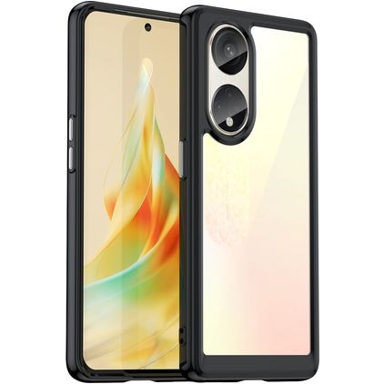 Mobigear Crystal OPPO Reno 8T 5G Hardcase Backcover - Schwarz
