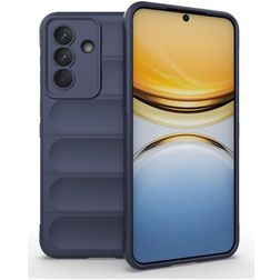 Mobigear Bumpy Samsung Galaxy A57 Hülle Flexibles TPU Backcover - Dunkelblau