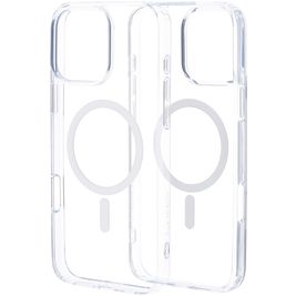 Mobiparts Hardcover Durchsichtig iPhone 16 Pro Max MagSafe Hülle Hardcase Backcover - Transparent