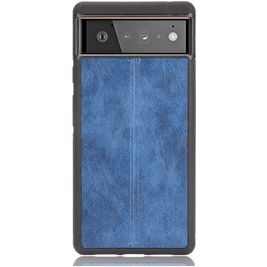 Mobigear Stitch Google Pixel 6 Pro Hülle Backcover - Blau