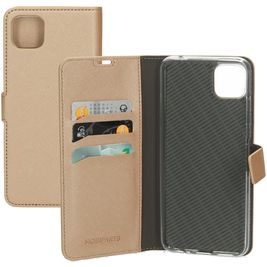 Mobiparts Saffiano Wallet Samsung Galaxy A22 5G Hülle Klapphülle Geldbörse - Copper