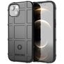Mobigear Rugged Shield iPhone 13 Hülle Flexibles TPU Backcover Stoßfest - Schwarz