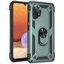 Mobigear Armor Ring Samsung Galaxy A32 4G Hülle Hardcase Backcover Stoßfest mit Ringhalter - Grün