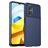 Mobigear Groove POCO M5 Hülle Flexibles TPU Backcover - Blau