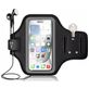 Mobigear Go Active Handyhalterung Joggen Samsung Galaxy A22 5G Sporthülle Neopren Sportarmband - Schwarz