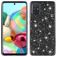 Mobigear Glitter Samsung Galaxy A51 Hülle Hardcase Backcover - Schwarz