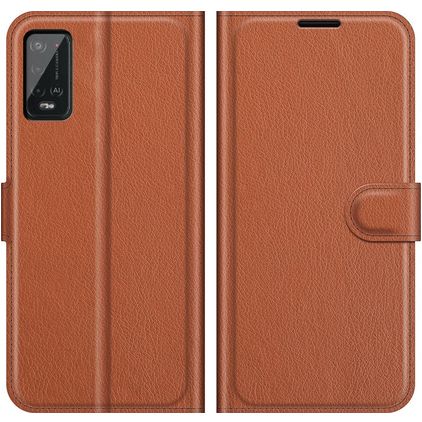 Mobigear Classic Wiko Power U20 Hülle Klapphülle Geldbörse - Braun