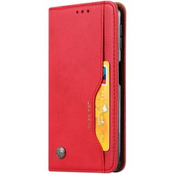 Mobigear Card Set Samsung Galaxy A30s Hülle Klapphülle Geldbörse - Rot