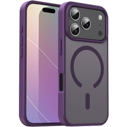 Mobigear Shockproof iPhone 17 Pro MagSafe Hülle Hardcase Backcover - Crystal Purple