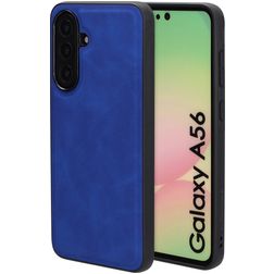 Mobiparts Classic Samsung Galaxy A56 MagSafe TPU / Kunstleder Backcover - Sapphire Blue