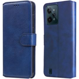 Mobigear Wallet Realme C31 Hülle Klapphülle Geldbörse - Blau