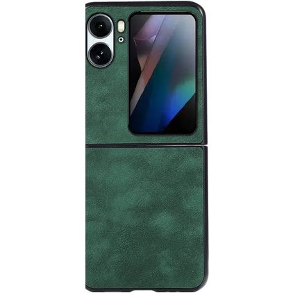 Mobigear Excellent OPPO Find N2 Flip Hülle Hardcase Backcover - Grün