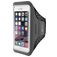 Mobiparts Comfort Fit Handyhalterung Joggen iPhone 8 Sporthülle Neopren Sportarmband - Schwarz