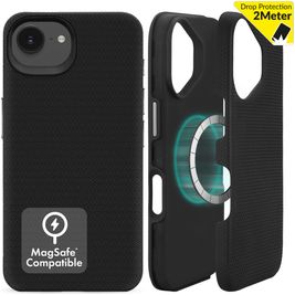 My Style Magsafe Tough iPhone 16e MagSafe Hülle Hardcase Backcover Stoßfest - Schwarz