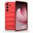 Mobigear Bumpy Samsung Galaxy S25 FE Hülle Flexibles TPU Backcover - Rot