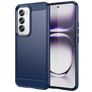 Mobigear Brushed Slim OPPO Reno 12 Pro Hülle Flexibles TPU Backcover - Blau