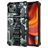 Mobigear Armor Stand iPhone 13 Hülle Hardcase Backcover Stoßfest mit Ständer - Grün