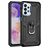 Mobigear Armor Ring Samsung Galaxy A23 Hülle Hardcase Backcover Stoßfest mit Ringhalter - Schwarz