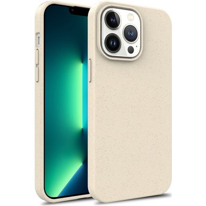 Mobigear Bio iPhone 15 Plus Hülle Umweltfreundliches Backcover - Weiß