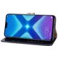 Mobigear Wallet HONOR 8X Hülle Klapphülle Geldbörse - Schwarz